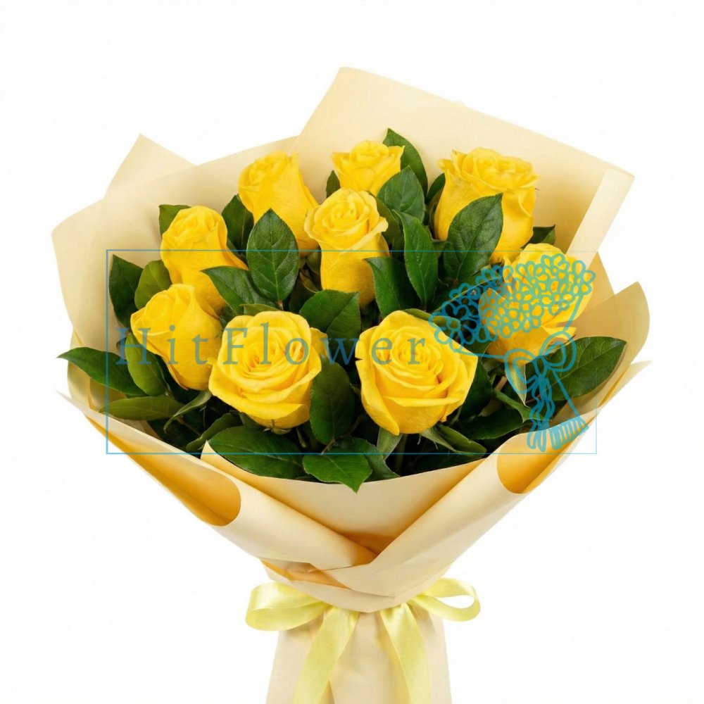 Букет цветов из: Розы